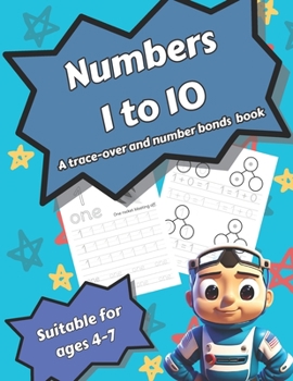 Paperback Numbers 1 - 10: A copy and trace book