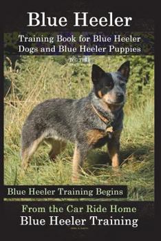 Blue Heeler Training Book for Blue Heeler Dogs and Blue Heeler Puppies by D!g This Dog Training: Blue Heeler Training Begins from the Car Ride Home Blue Heeler Training