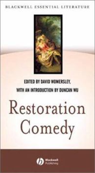 Paperback Restoration Comedy Book