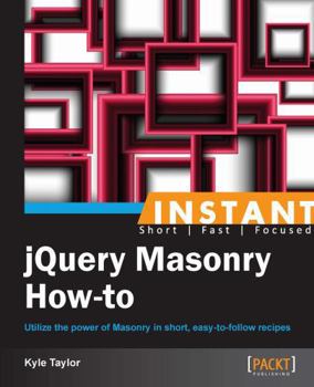 Paperback Instant jQuery Masonry How-to Book