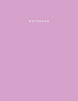 Notebook: Plum Color • Writing Journal • College Ruled Notebook • Lined Notebook • Diary • Notepad • Large Composition Book • 8.5x11 inches • 120 pages
