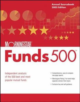 Paperback Morningstar Funds 500: 2003 Edition Book
