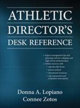 Hardcover Athletic Director's Desk Reference Book