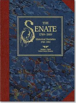 Hardcover Senate, 1789-1989: Historical Statistics, 1789-1992 Book