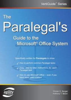 Paperback The Paralegal's Guide to the Microsoft Office System Book