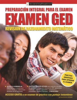 Paperback Examen GED Revisón de Razonamiento Matemático [Spanish] Book