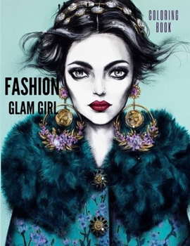 Paperback GLAM GIRL - Fashion Coloring Book