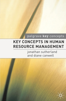 Paperback Key Concepts in Human Resource Management Book