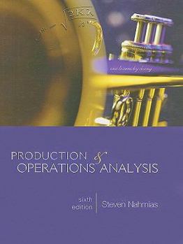 Hardcover Production and Operations Analysis Book