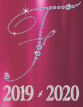 Weekly Planner Initial Letter “F” Monogram September 2019  -  December 2020: Letter A4 Hot Pink Diamond Initial Daily Schedule Large Print Agenda (2019-2020 Pink Metallic Diamond Letter Weekly)