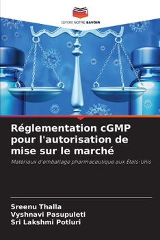 Paperback Réglementation cGMP pour l'autorisation de mise sur le marché [French] Book