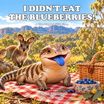 Paperback I Didn't Eat the Blueberries!: A Blue-Tongued Skink Story Book
