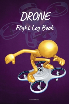 Paperback Drone Flight Log Book