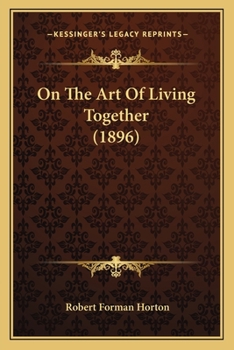 Paperback On The Art Of Living Together (1896) Book