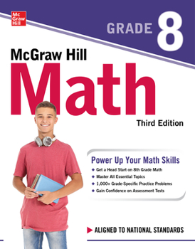 Paperback McGraw Hill Math Grade 8, Third Edition Book