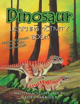 Paperback Dinosaur Learning Activity Book, 2nd Ed. Book