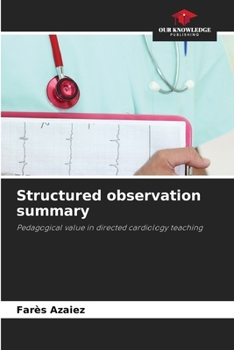 Paperback Structured observation summary Book