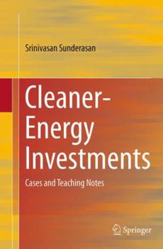 Paperback Cleaner-Energy Investments: Cases and Teaching Notes Book