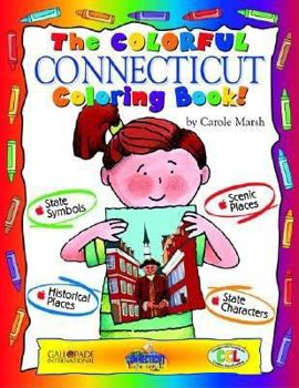 Paperback Colorful Connecticut Color Bk Book