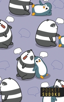 Pocket Sudoku: 158 Sudoku Puzzles | Pocket Sudoku Puzzle Books | Large Print Sudoku Puzzle Books For Adults | Sudoku For Seniors | Sudoku Puzzle Books Easy to Normal | Fun Gift | Penguins