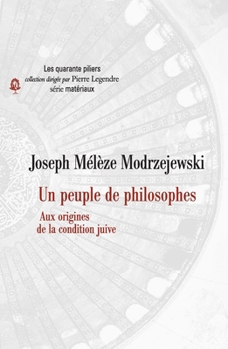 Paperback Un peuple de philosophes [French] Book