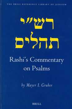 Hardcover Rashi's Commentary on Psalms Book