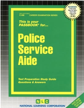 Spiral-bound Police Service Aide, Volume 598 Book