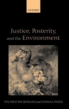 Hardcover Justice, Posterity, and the Environment Book