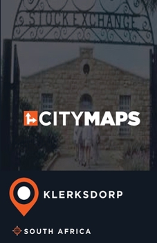 Paperback City Maps Klerksdorp South Africa Book