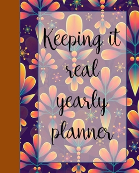 Paperback Keeping it real yearly planner Book