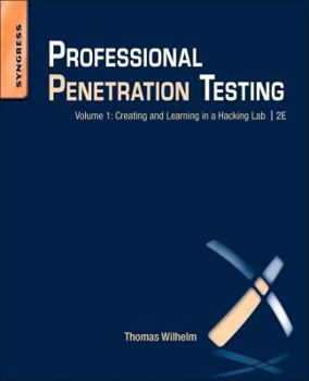 Paperback Professional Penetration Testing: Creating and Learning in a Hacking Lab Book