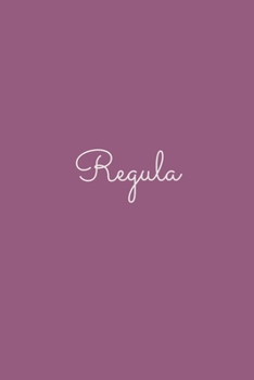Regula: notebook with the name on the cover, elegant, discreet, official notebook for notes, dot grid notebook,