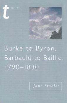 Paperback Burke to Byron Book