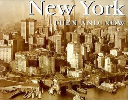 Hardcover New York Then and Now Book