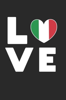 Paperback Love Italian: Calendar, weekly planner, diary, notebook, book 105 pages in softcover. One week on one double page. For all appointme Book