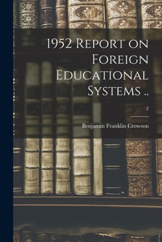 Paperback 1952 Report on Foreign Educational Systems ..; 2 Book