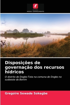 Paperback Disposições de governação dos recursos hídricos [Portuguese] Book