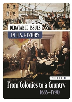 Hardcover Debatable Issues in U.S. History Book