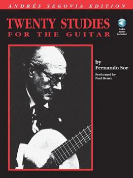 Paperback Andres Segovia - 20 Studies for the Guitar Book