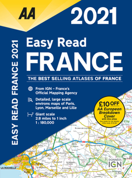 Paperback Easy Read France 2021 Book