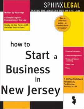 Paperback How to Start a Business in New Jersey, 2e Book