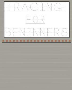 Paperback Tracing for Beginners (words, letters, numbers) Book