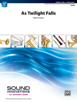 Paperback As Twilight Falls: Conductor Score Book