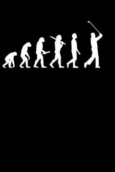 Golfer Notebook: Golf Evolution 6 x 9 (A5) Graph Paper Squared Journal Gift For Golfers & Golf Players (108 Pages)