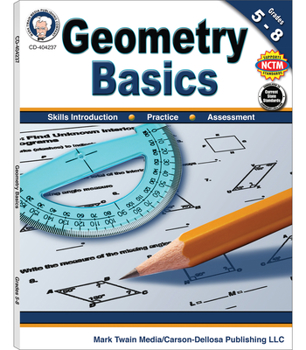 Paperback Geometry Basics, Grades 5 - 8 Book