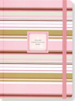 Hardcover Soho Stripes Monogram Journal Book