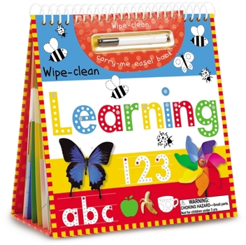 Board book Wipe-Clean, Carry-Me Easel Book: Learning [With Marker] Book