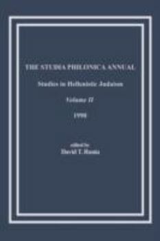 Paperback The Studia Philonica Annual, II, 1990 Book