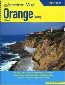 Spiral-bound Orange Counties California Street Atlas Book