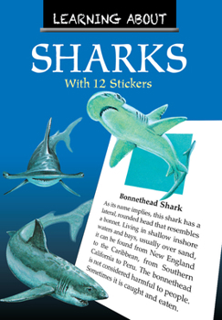 Paperback Learning about Sharks [With 12 Full-Color] Book